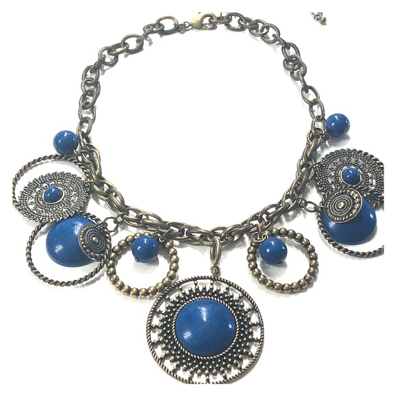 Indigo necklace - Picture 1 of 1